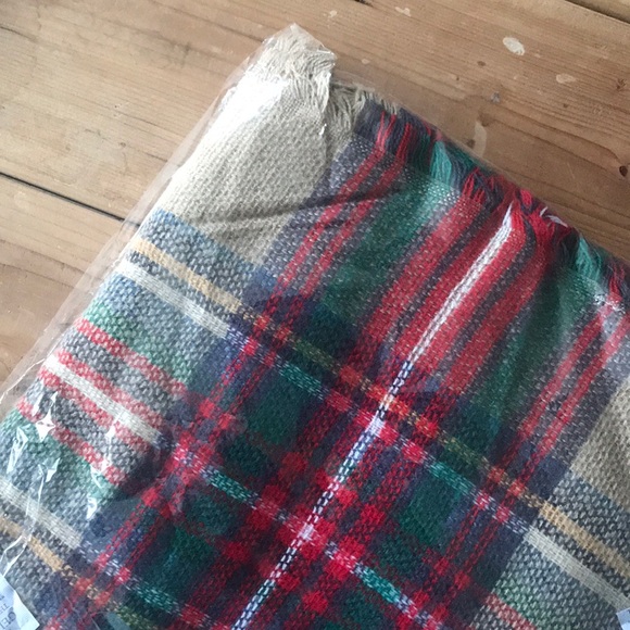 These Are The Days Blanket Scarf - Beige - Picture 3 of 3